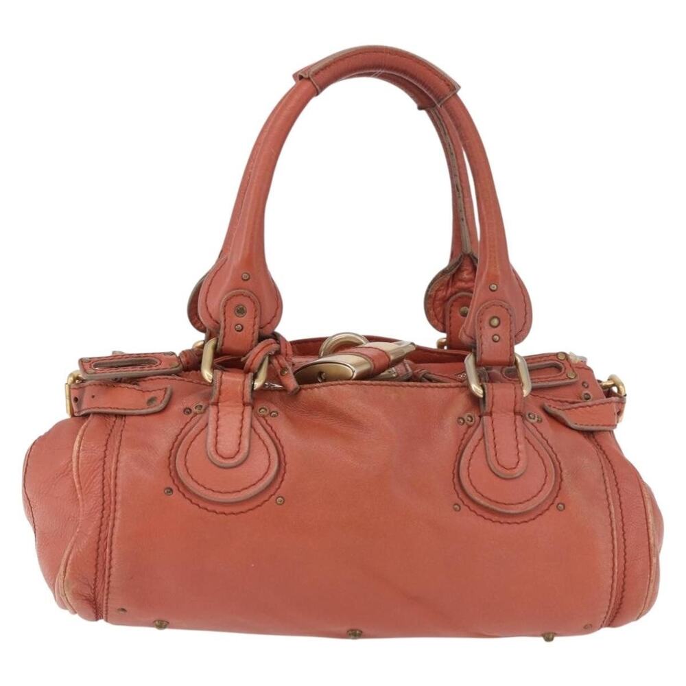 Chloe Leather Paddington Handbag Pink